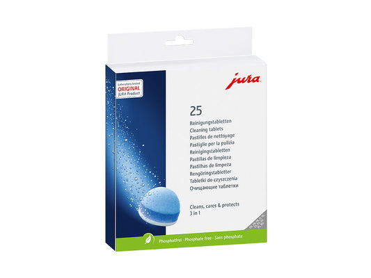 Jura | 3-Phasen-Reinigungstabletten | 25 Stück