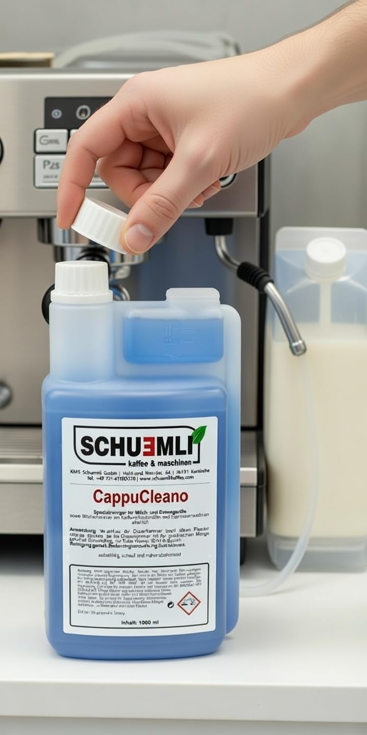 SCHUEMLI | Cappucleano Milchschaumreiniger | 1 Liter Flasche