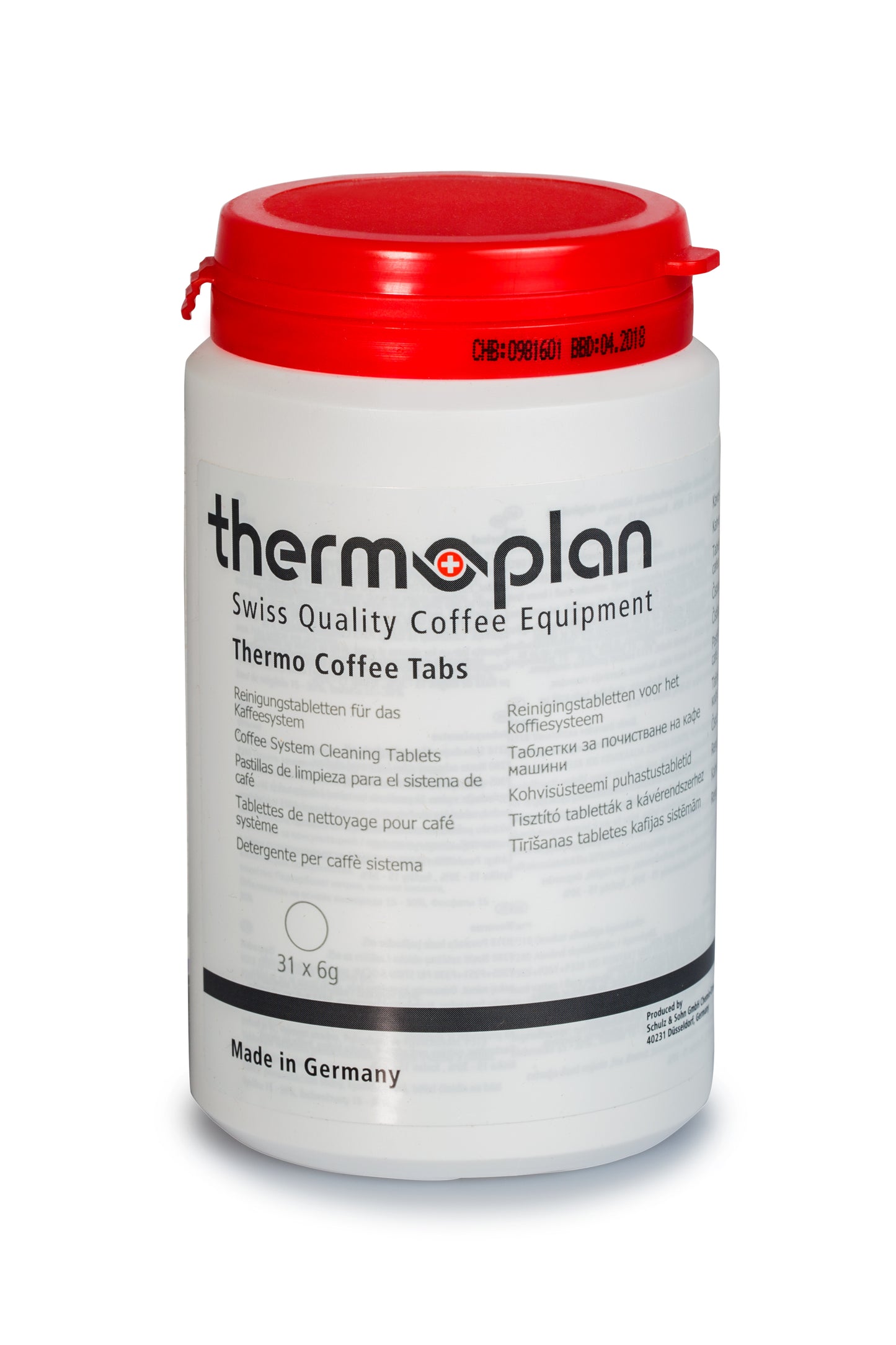 Thermoplan | Coffee Tabs | Reinigungstabletten für Black&White 4 und 4c