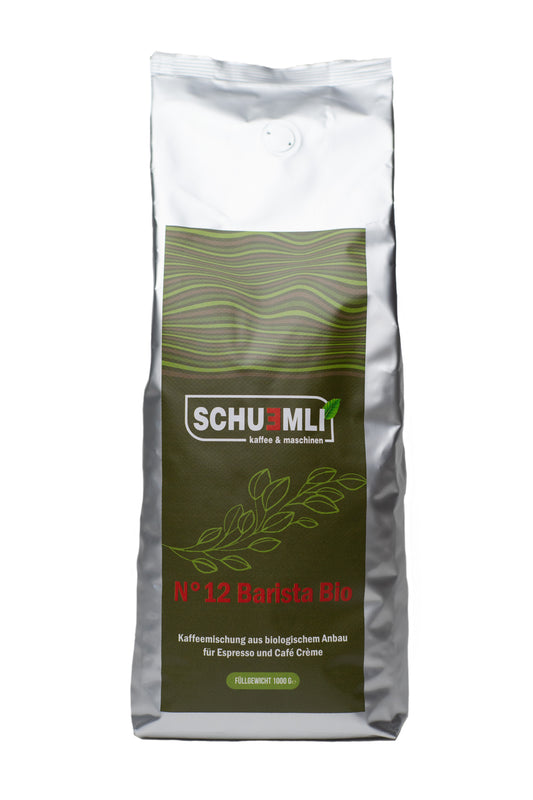 SCHUEMLI | No. 12 Barista Organic | Premium bean blend | 1 kg