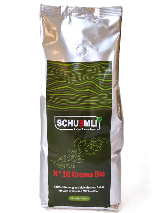 SCHUEMLI | No. 10 Crema Organic | Mild organic Schümli | 1kg