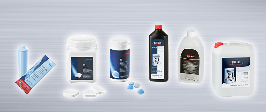 Reinigung & Entkalkung für Jura, Thermoplan, Eversys