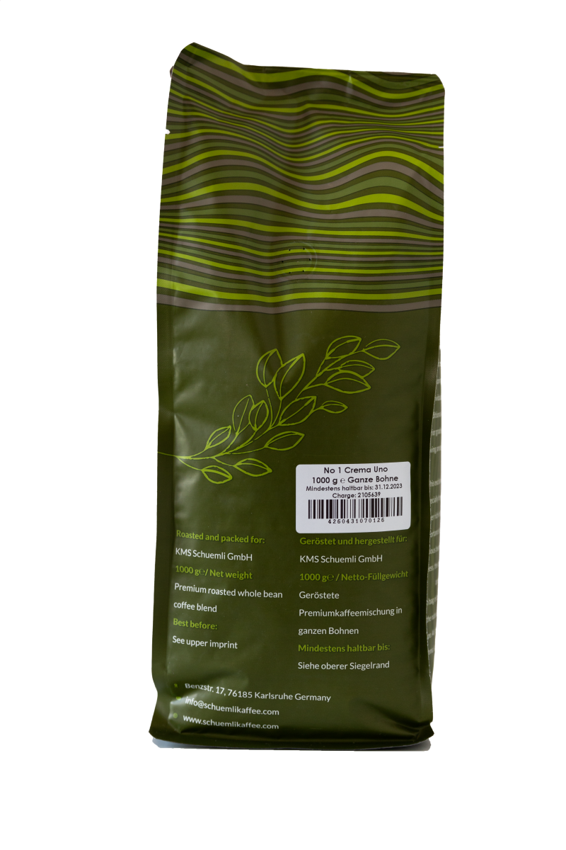 SCHUEMLI | No. 3 Schuemli coffee | for Cafe Creme and Schümli coffee | 1 kg