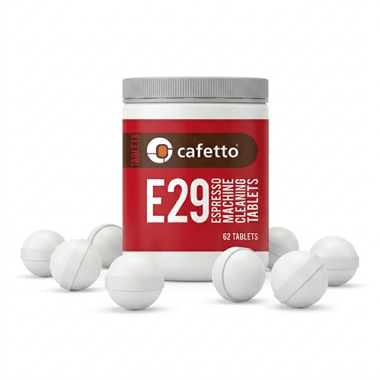 Cafetto E29 Reinigungskugeln | Eversys Cameo, Enigma & Legacy | 62 Stk. | 2,9 g | NSF - zertifiziert - Malankara | kaffee & maschinenReinigungstabletten