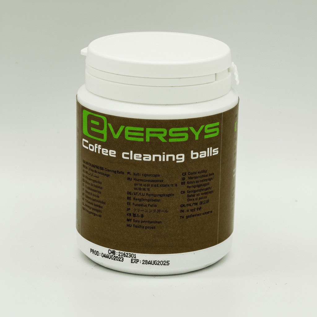 Eversys Reinigungskugeln Original – 4 Dosen (je 62 × 3 g) - Malankara | kaffee & maschinenReinigungstabletten