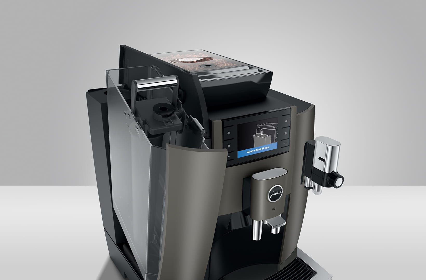 Jura Professional W8 dark inox - Malankara | kaffee & maschinen