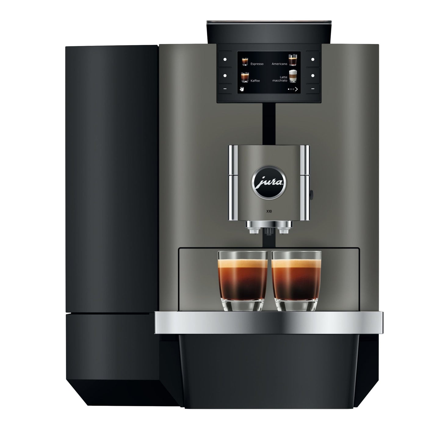 Jura Professional X10 dark inox | Kaffeevollautomat mit 5L Wassertank & Payment Connect - Malankara | kaffee & maschinenKaffeevollautomat