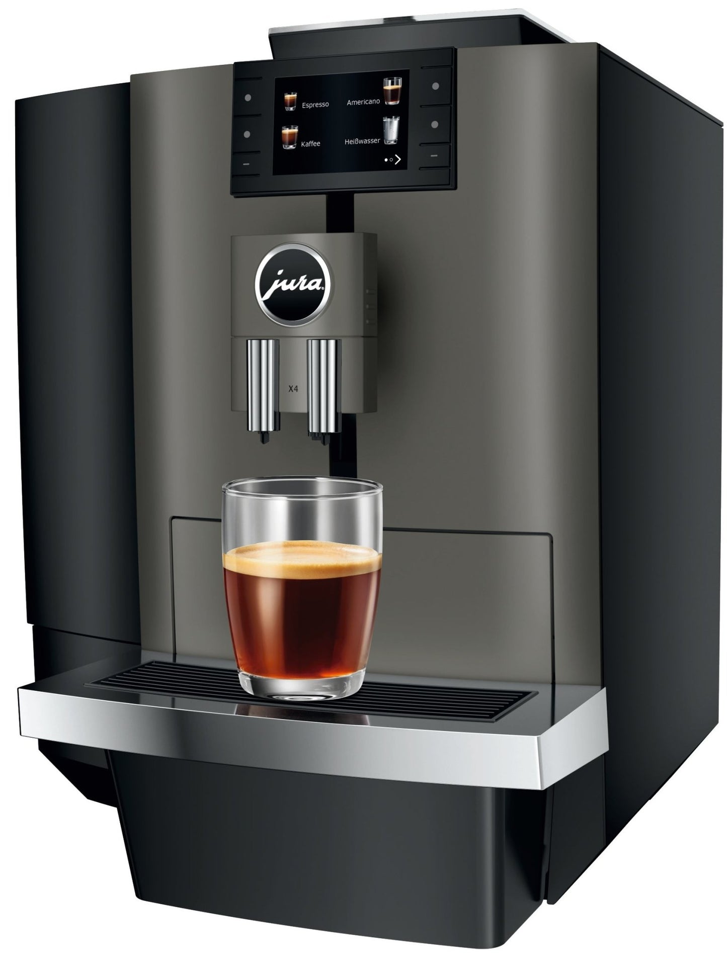 Jura Professional X4 dark inox | Kaffeevollautomat mit 5L Wassertank & Payment Connect - Malankara | kaffee & maschinenKaffeevollautomat
