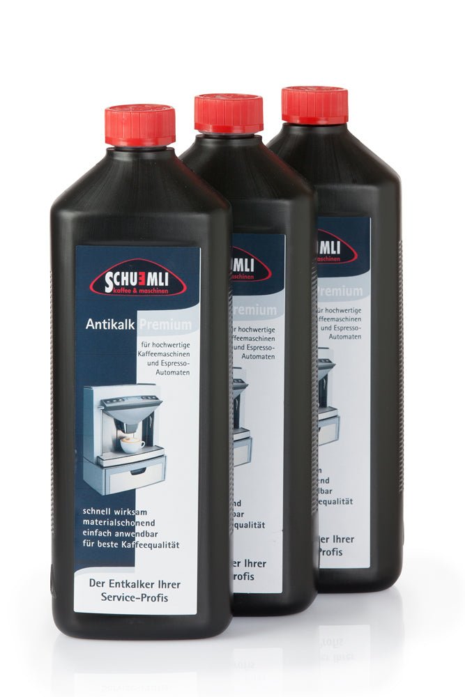 SCHUEMLI | Antikalk Premium Flüssigentkalker für Kaffeevollautomaten | 1 Liter Flasche - Malankara | kaffee & maschinenFlüssigentkalker