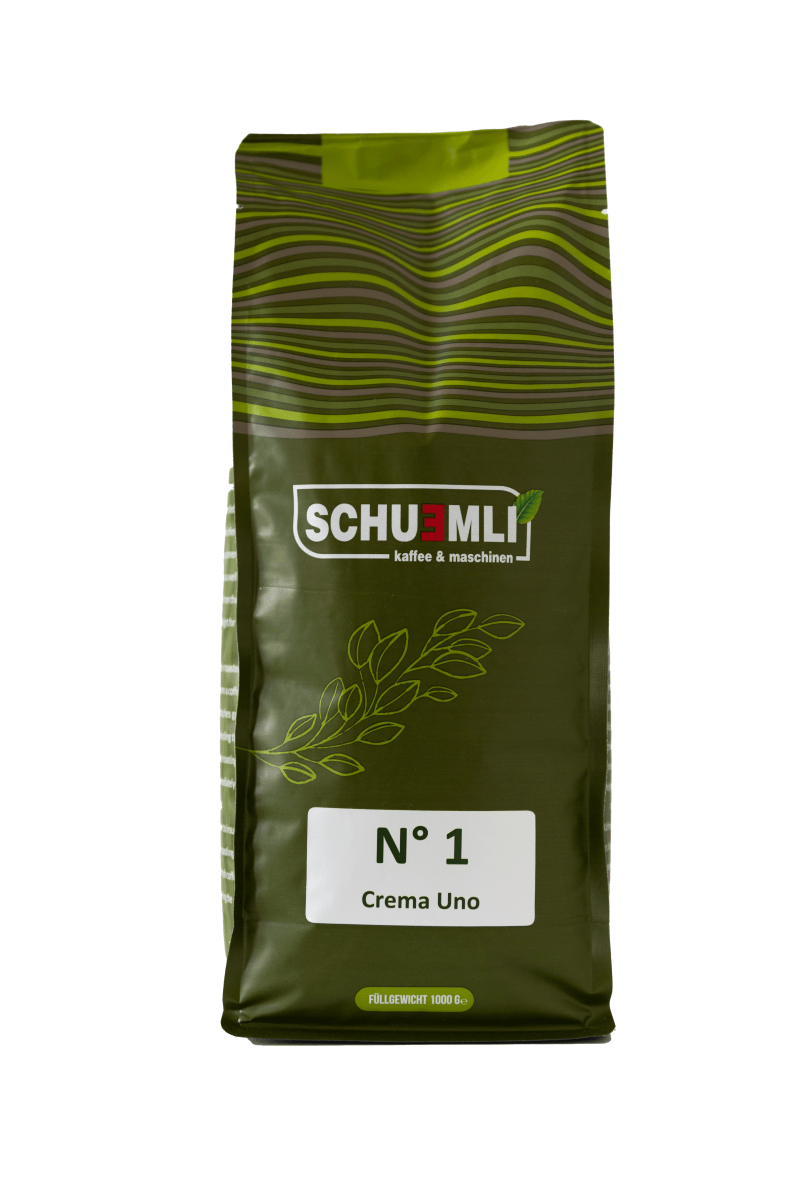 SCHUEMLI | N° 1 Crema Uno | für Espresso und Schümli | 1 kg - Malankara | kaffee & maschinenKaffeebohnen