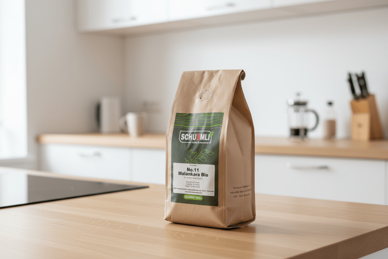 SCHUEMLI | Nr. 11 Malankara Bio | Aromatischer Bio - Espresso | 1 kg - Malankara | kaffee & maschinenKaffeebohnen