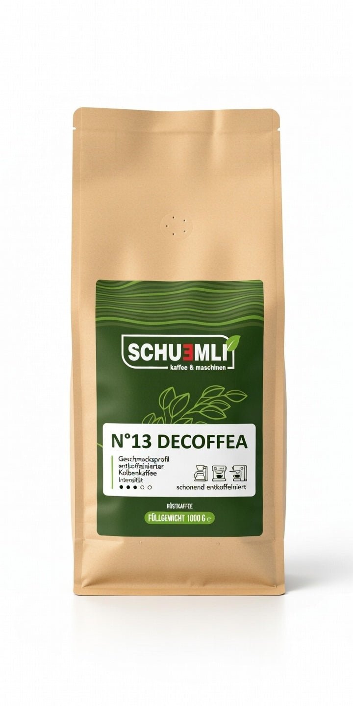 SCHUEMLI | Nr. 13 Decoffea | entkoffeiniert 100% Arabica | 1 kg - Malankara | kaffee & maschinenKaffeebohnen