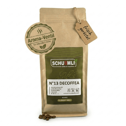 SCHUEMLI | Nr. 13 Decoffea | entkoffeiniert 100% Arabica | 1 kg - Malankara | kaffee & maschinenKaffeebohnen