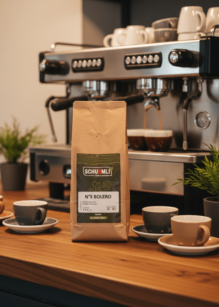 SCHUEMLI | Nr. 5 Bolero | für Espresso und Schümli | 1 kg - Malankara | kaffee & maschinenKaffeebohnen