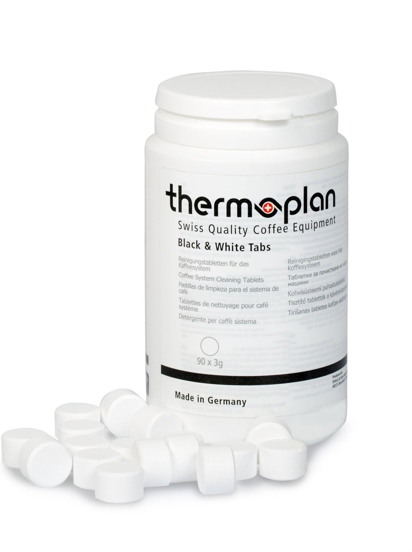 Thermoplan | Black&White Tabs | Reinigungstabletten - Malankara | kaffee & maschinenReinigungstabletten