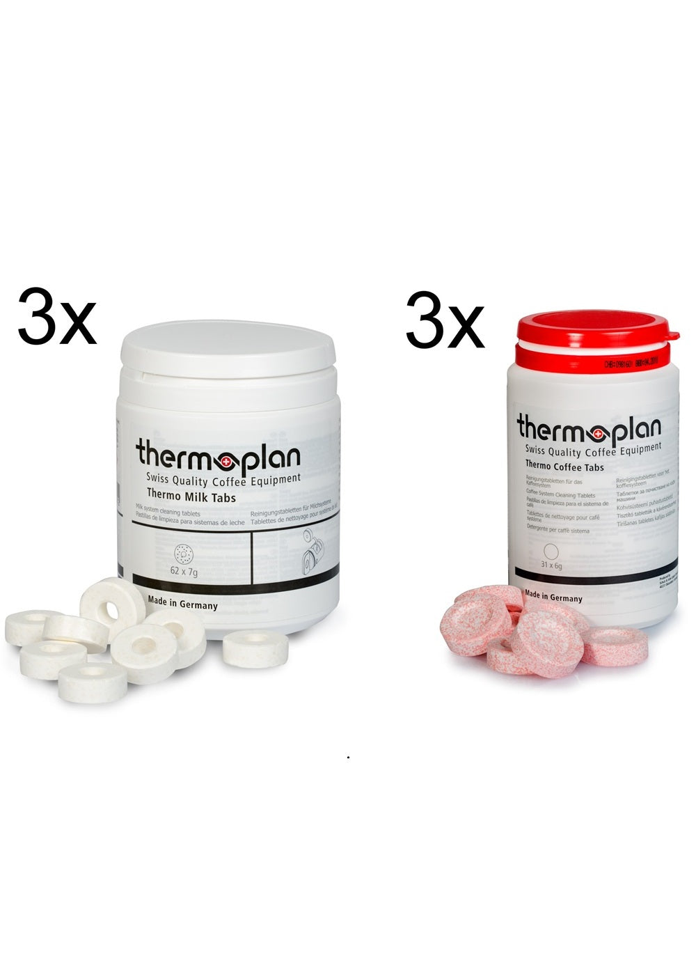 Thermoplan | Black&amp;White 4 and 4c Tab-Set | Cleaning set for 3 months